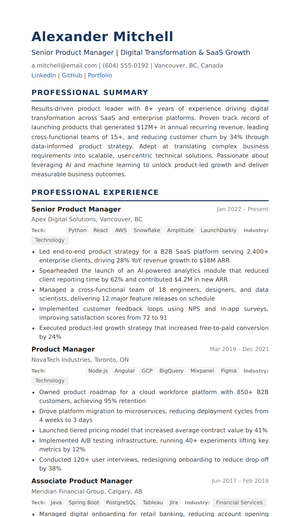 Professional Template